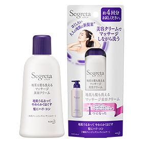 세그레타 두피와 모발 모두 세정 가능한 마사지 뷰티 크림 [미니 보틀] 60ml