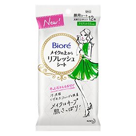 Scent of refresh seat aqua citrus from the top of the Biore Makeup [On 12 sheets]