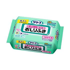 Wipes [refill] 24 pieces which can be passed to the relief toilet