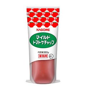 KAGOME 溫和番茄醬軟管裝 980g