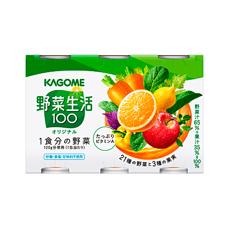 KAGOME/可果美 果美蔬菜生活100 Orujinaru190克×6