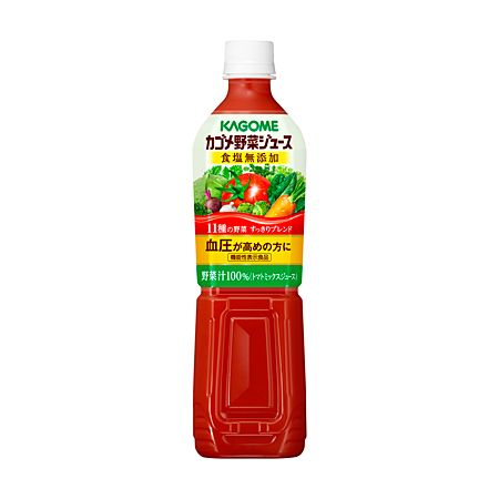 Kagome Vegetable Juice, No Salt Added, 720ml x 15