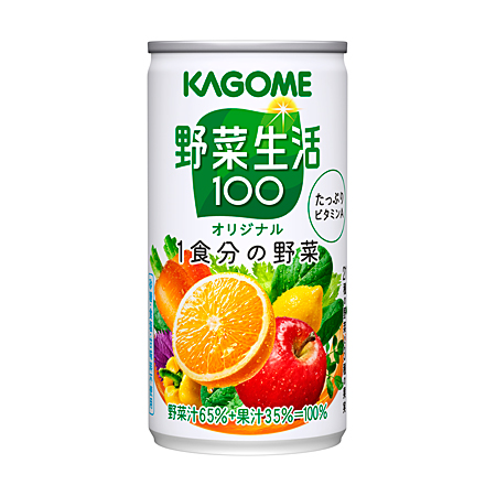 KAGOME/可果美 果美蔬菜生活100190克×6×5
