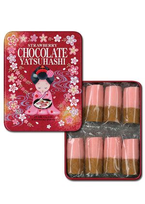 草莓巧克力Hachikkyo罐16个[小田部]