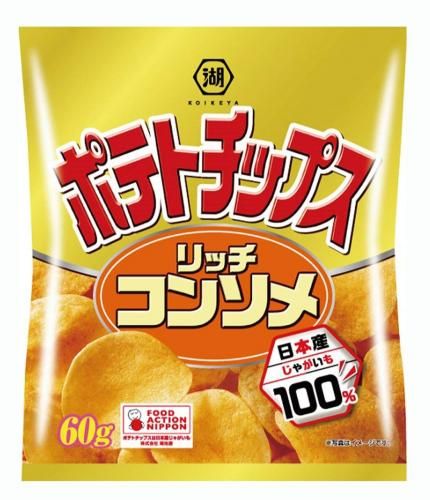 고치야 포테이토칩 리치 콘소메 60g