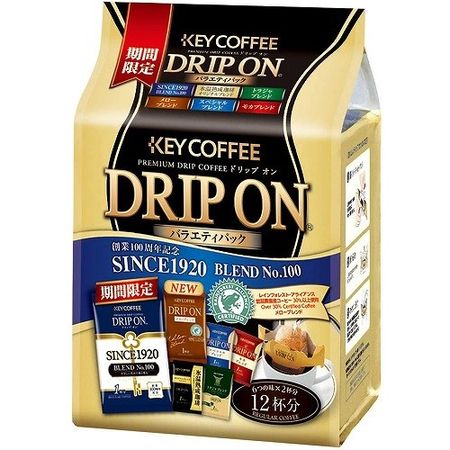 KEY COFFEE 滴滤式咖啡多种包装（12杯）