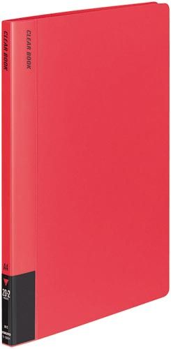 Clear - book A4 red La -560