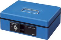 Kokuyo Portable Cash Box CB-Y14B, Blue