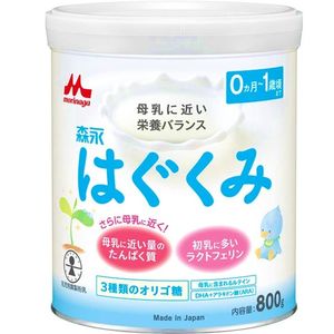 森永 粉ミルク はぐくみ (大缶) 810g