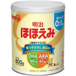 Meiji明治hohoemi  婴儿1段奶粉  800g(大罐)