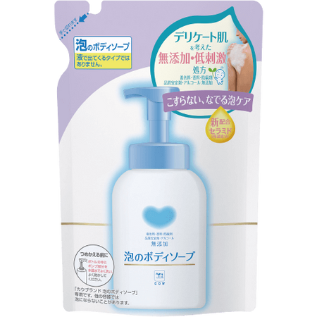 牛牌 無添加泡沫沐浴乳 補充包 500ml
