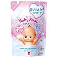 牛乳香皂公斤社 350毫升筆芯[泡沫填充型的丘比全身嬰兒皂嬰兒皂香