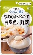 야사시이 헌타테 부드러운 반찬 흰살생선과 야채 75g