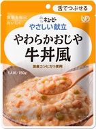 Yasashii Kondate Soft Rice Porridge, Gyudon-Style (Beef Bowl), 150 g
