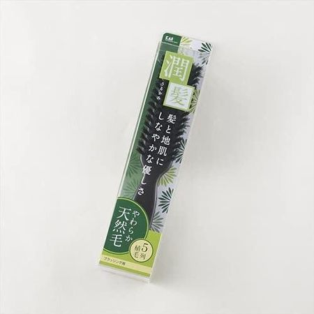 ＫＱ　天然毛ブラッシングブラシ（潤髪）　Ｌ
