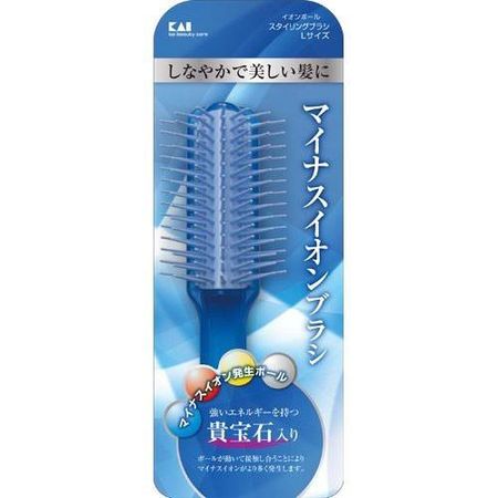 貝印 マイナスイオンボールスタイリングブラシS