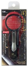 关孙六 大口径带放大镜指甲刀 M