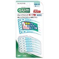 Gum Periodontal Procare Soft Pick Curved Type SSS-S 30 Pieces