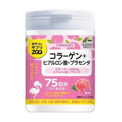 Unimatriken ZOO Collagen Tablets Peach Flavor 150 Tablets