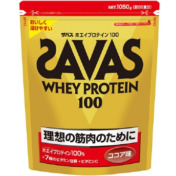 明治 SAVAS 高蛋白100 可可口味 袋装 1050g 約50回
