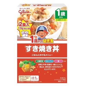 Infant food sukiyaki bowl from Aikureo 1-year-old 85Gx2