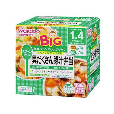 Big Marche 食材裝豬肉湯便當盒 130g+80g