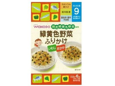 Wakodo 和光堂 幼儿辅食绿色蔬菜拌沙丁鱼 2.2GX6包