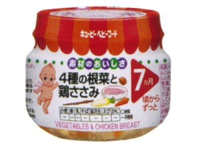 キューピー 4種の根菜と鶏ささみ 70G