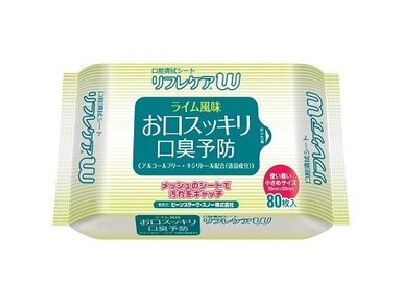 口腔清潔濕紙巾，清新護理，80片