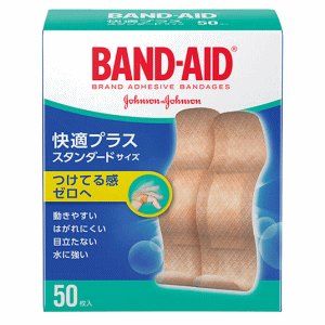 バンドエイド 快適プラス スタンダード 50枚 ドコデモ