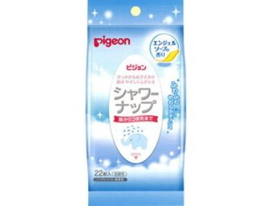 pigeon 贝亲 婴儿洗澡用面巾  皂香味 22枚