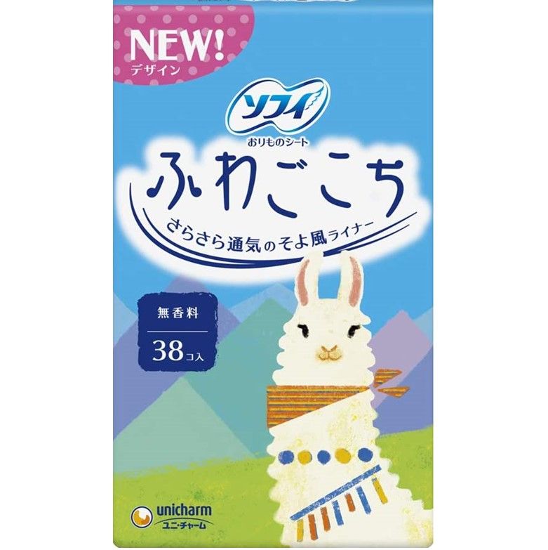 unicharm ソフィ ふわごこち無香料 38枚