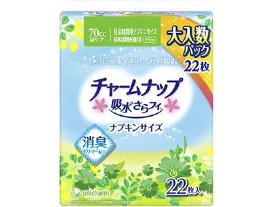 22-sheet unicharm Charm Nap long time comfort