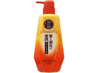 Rohto Pharmaceutical 50 Megumi Hair & Scalp Nourishing Moisture Treatment 400 mL