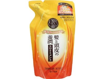 Rohto 50 no Megumi Hair and Scalp Nourishing Treatment Refill 330ML
