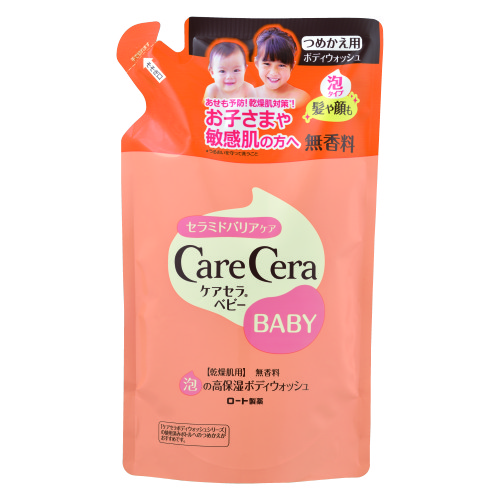 樂敦製藥 CareCera 樂敦製藥 Care Cera 高保濕泡沫嬰兒沐浴乳 補充包 350ml