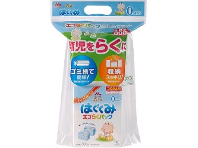 森永 環保輕量型包裝 初生嬰兒奶粉 400Gx2袋