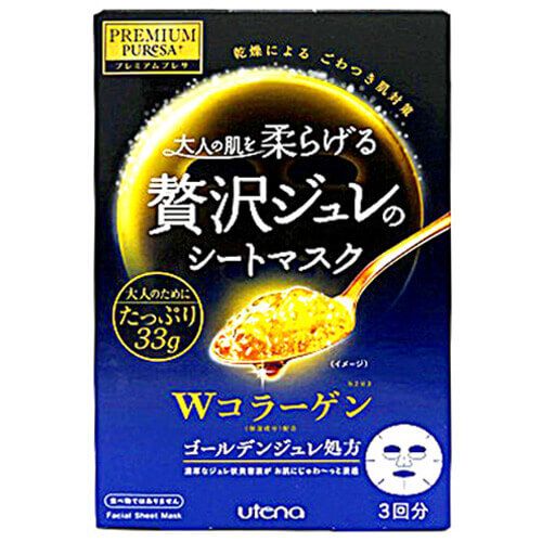 Premium Puresa Golden Jelly Mask (Collagen) 33 g × 3 sheets