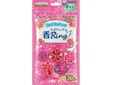 Kincho Insect Repellent Incense Rings, Flower Scent, Pack of 30