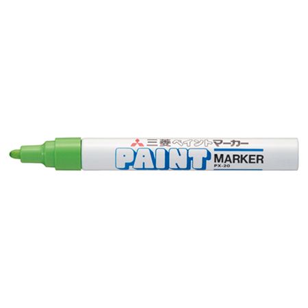 uni 油性油漆笔 中号笔尖 黄绿色 PX20.5