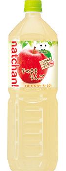 サントリー　なっちゃんりんご　ペット　１．５Ｌ×８