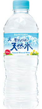SUNTORY 寵物的天然水的手銷售的南阿爾卑斯山550毫升的×24