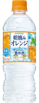 아침에 수확한 오렌지 & 산토리 천연수 냉동 겸용 540ml × 24개