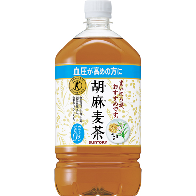 SUNTORY 三得利 胡麻麥茶 PET瓶 1.05L×12瓶