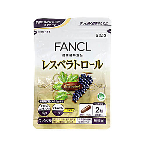 FANCL 白藜蘆醇大約30天60片
