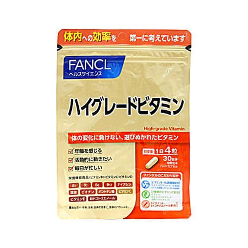 FANCL 하이그레이드 비타민 약 30일분 120정