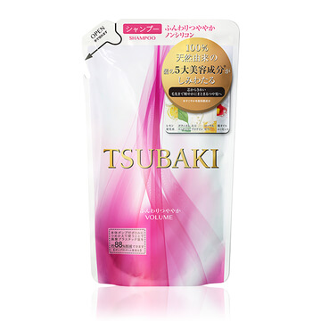 資生堂 TSUBAKI 蓬鬆亮澤洗髮精補充包 330ml