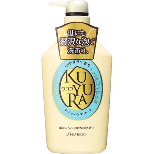 資生堂 KUYURA Kuyura身體護理香皂和平香氣（大尺寸）550毫升