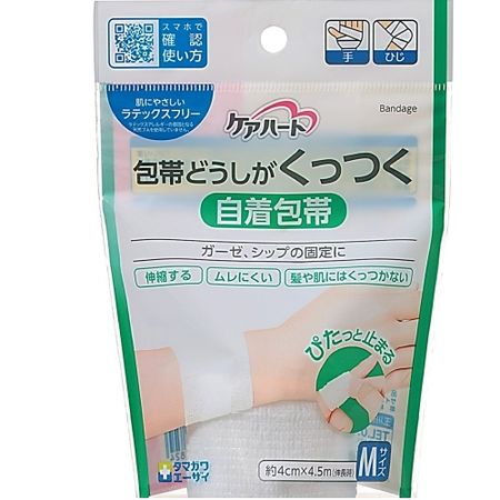 Care Heart 自粘绷带，可粘贴于其他绷带上 M