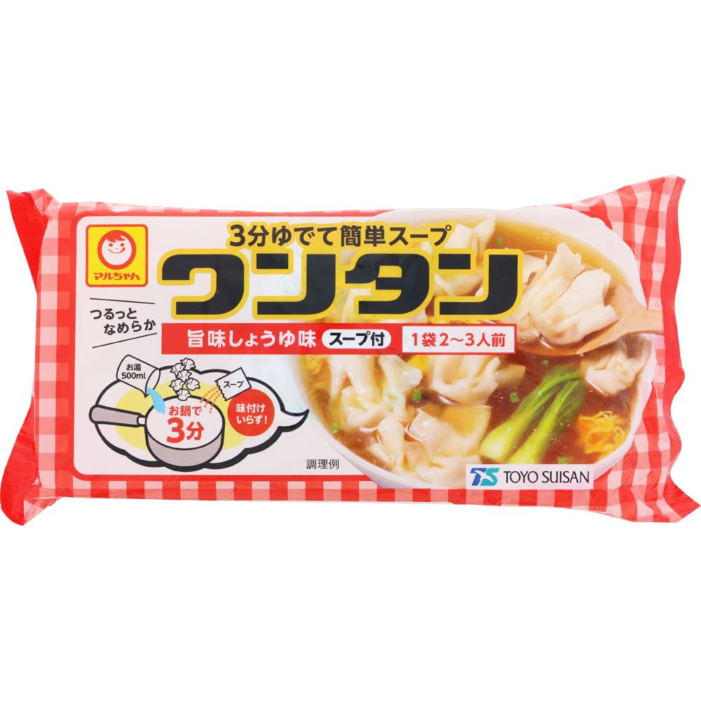 マルちゃん　トレー旨味ワンタンしょうゆ味　５５ｇ